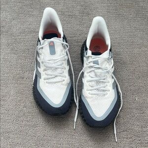 Adidas White Navy, and Gray Running Shoes